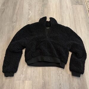 For Love And Lemons Black Textured Jacket